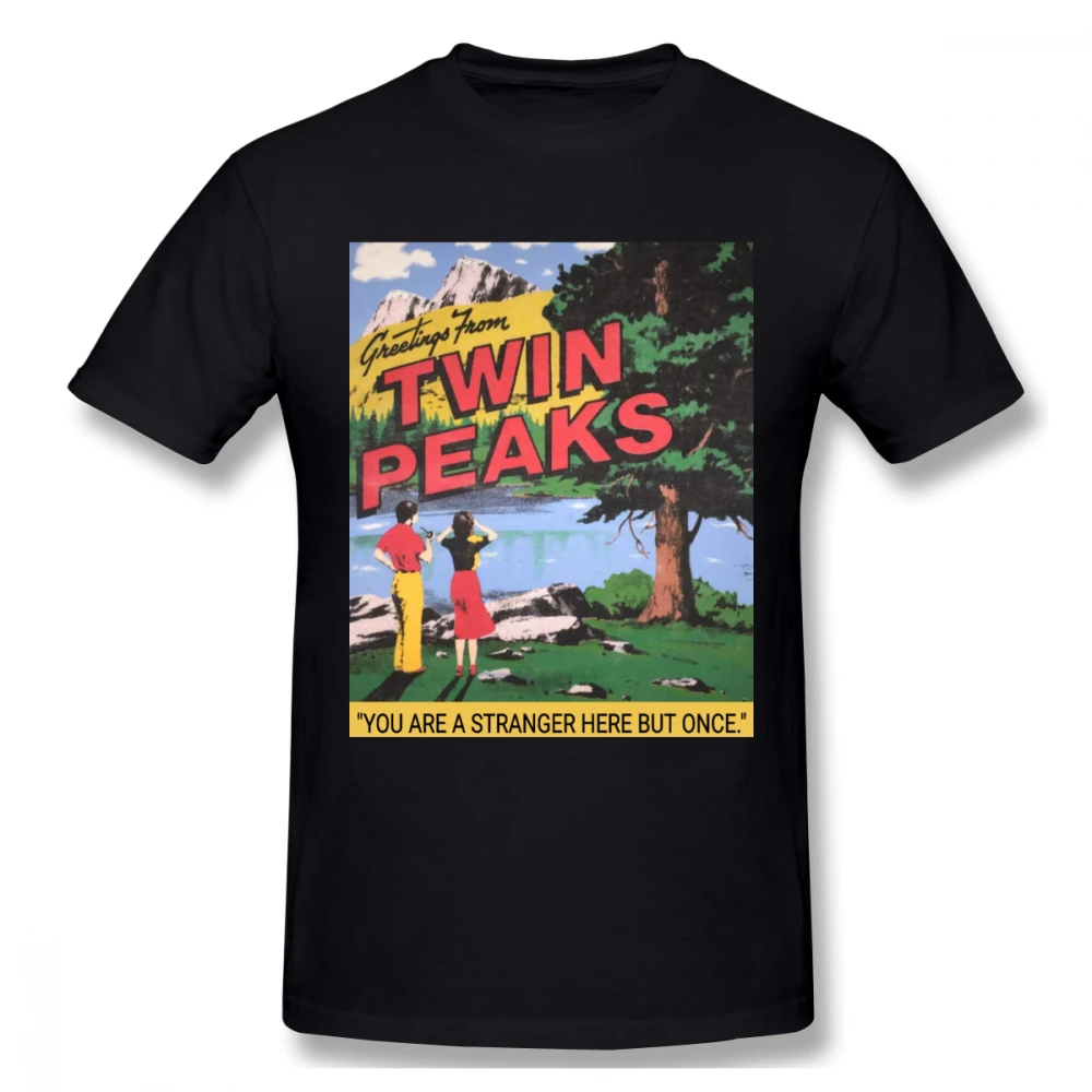 Greetings From Twin Peaks T-shirt For Men Plus Size 5XL Team Tee