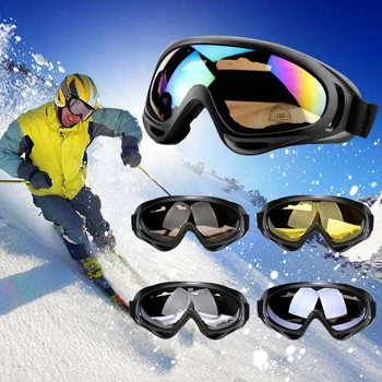 

Winter Windproof Skiing Glasses Goggles Snowmobile Outdoor Sports CS Glasses Ski Goggles Dustproof Moto Cycling Sunglasses D40