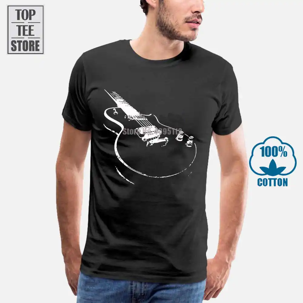 

fashion design T Shirt For Boy Gift For Guitarist Cool Musician Electric Guitar Printed T Shirt Guitar Player Creative