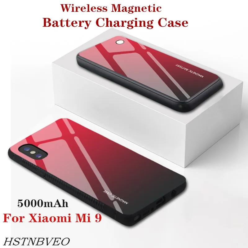 Беспроводной магнитный чехол для зарядного устройства Xiaomi Mi 9 аккумулятора