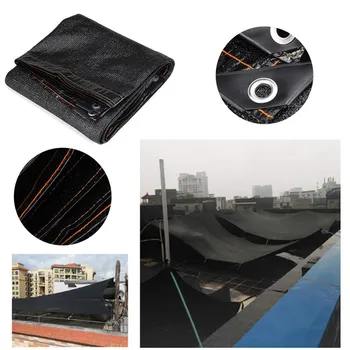 

Anti-UV Sun Shade -Sail Sunshade Net Patio Shelter Outdoor Foldable 2x6 Meters Courtyard Shade Net Roof Heat Insulation Net