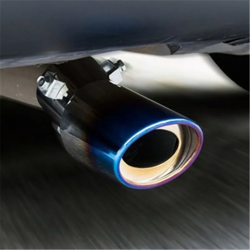 

Universal Car Turbine Whistle Spray Device Light Tail Throat Exhaust Modified Flame Modulator Styling Spitfire Tubes Muffler