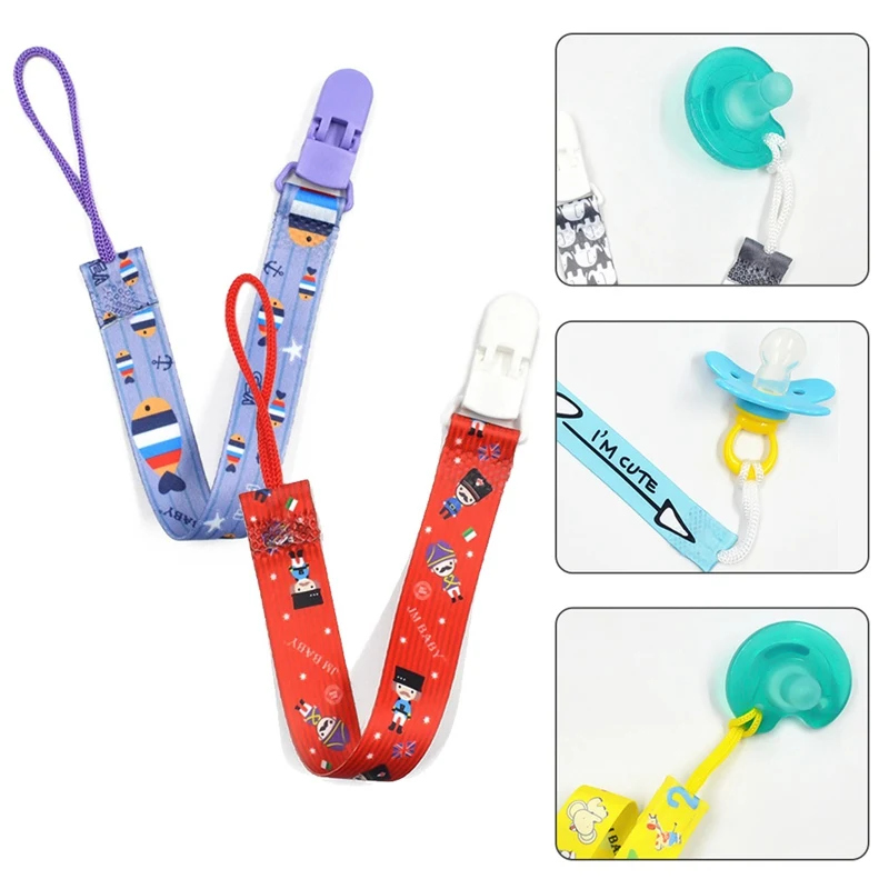 เด็กPacifier Anti ChainคลิปหัวนมGutta Percha Chain Release Anti Drop