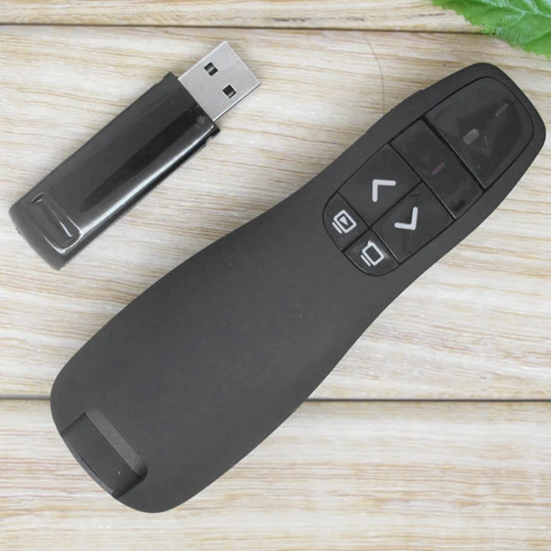 R400 2,4 ГГц USB беспроводной ведущий красная лазерная указка ручка PPT пульт дистанционного управления с ручной