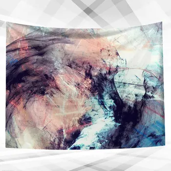 

1PC Stylish Background Cloth Creative Home Tapestry Household Decorative Paintings Cloth Beautiful Shower Curtain for Home Dorm