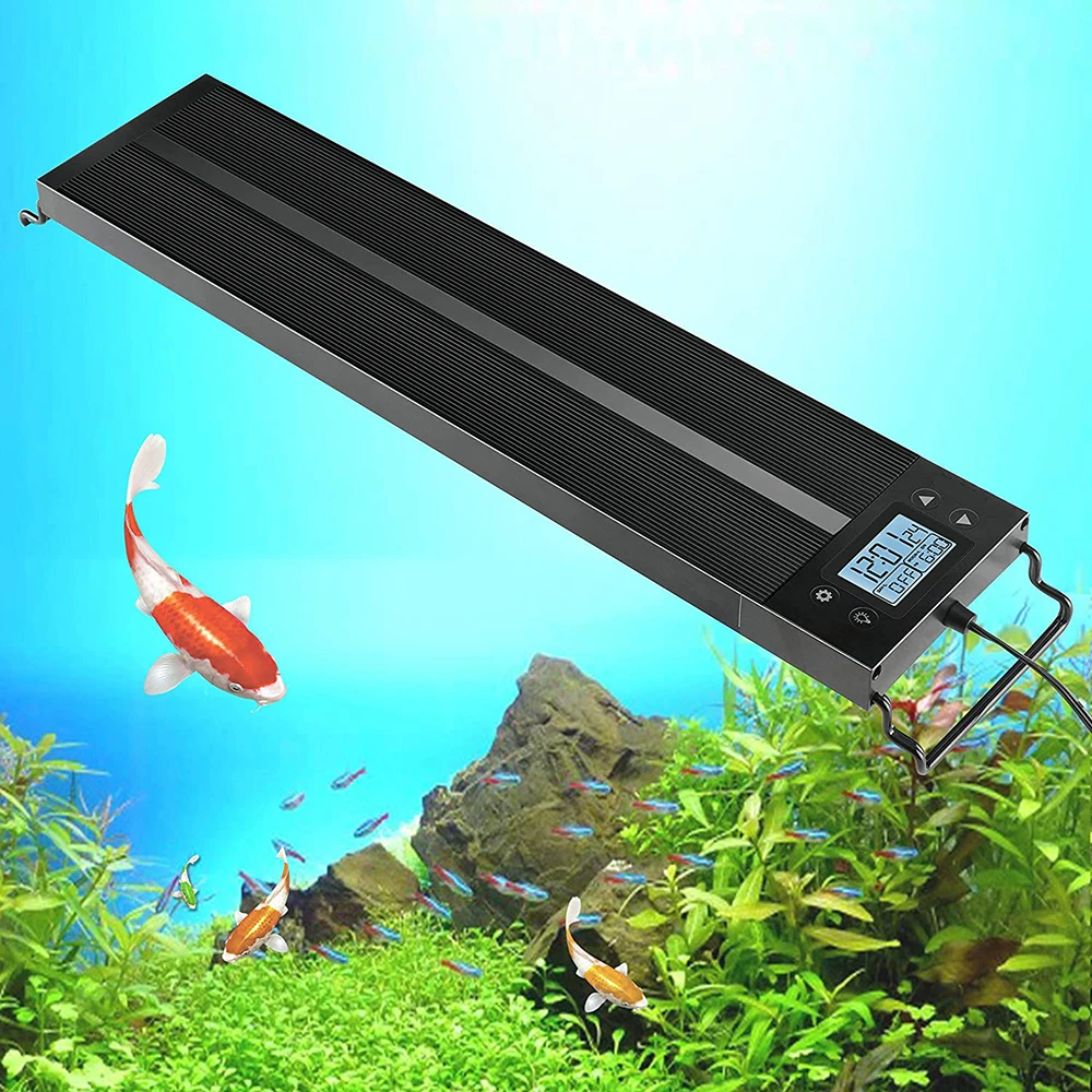 Kudde fles intern 36 Inch Aquarium Led Light Waterproof Fish Tank Light Underwater Lamp  Aquariums Decor Lighting Planted Lights Eu Plug 90cm - Lightings -  AliExpress