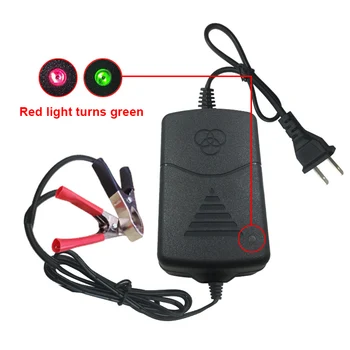 

12V Battery Charger Maintainer Amp Volt Trickle for Car Truck Motorcycle S55