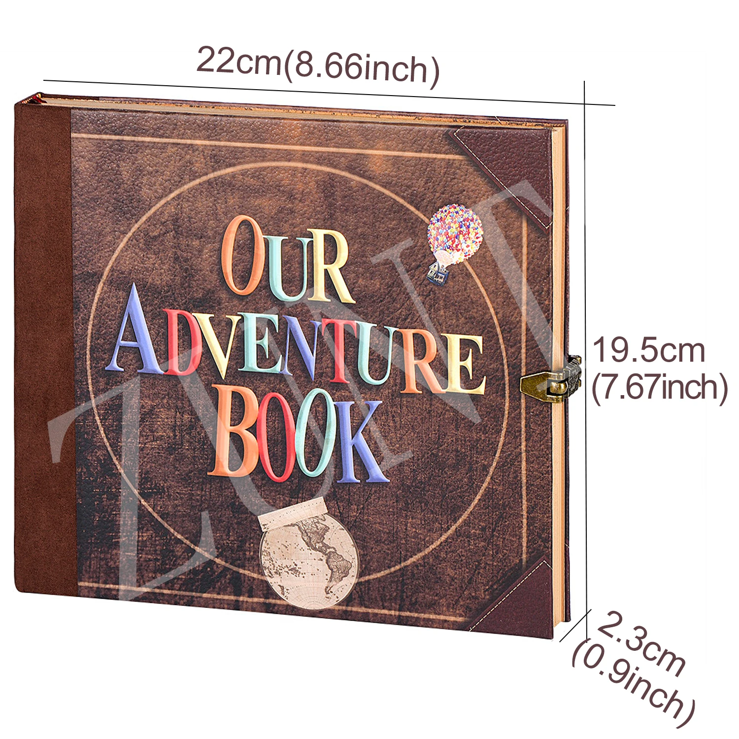 DIY Travel Photo Album  Journal Adventure Book For Office Home School Business Writing Gift Baby 146 Page Memory Scrapbook