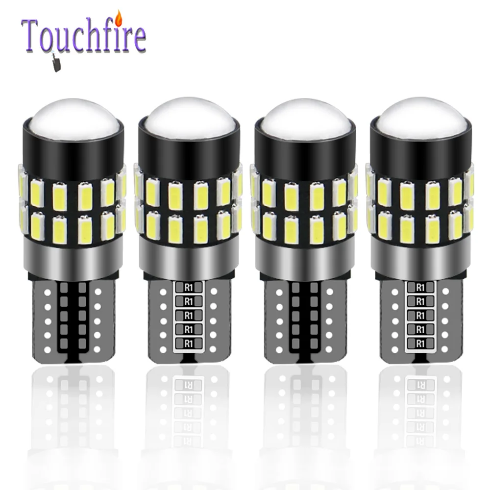 100 шт. T10 W5W 194 светодиодный светильник Canbus для автомобиля 3014 30SMD номерной знак для внутреннего чтения боковой габаритный купол парковочный светильник