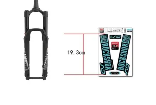 ROCKSHOX SID Передние наклейки на вилке горный велосипед MTB Велоспорт наклейка, подходит для 2" 27" 29"