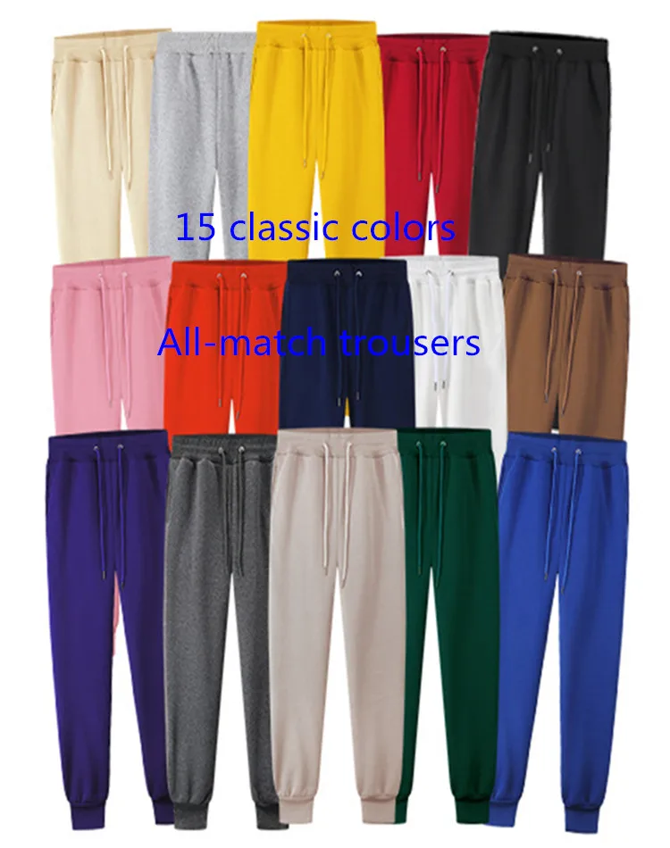 Gran oferta Las mujeres pantalones de jogging 15 estilos de la calle pantalones las mujeres verano flojo Pantalones Pantalón deportivo casual de Harajuku pantalones de color sólido gBQLxkGeLde