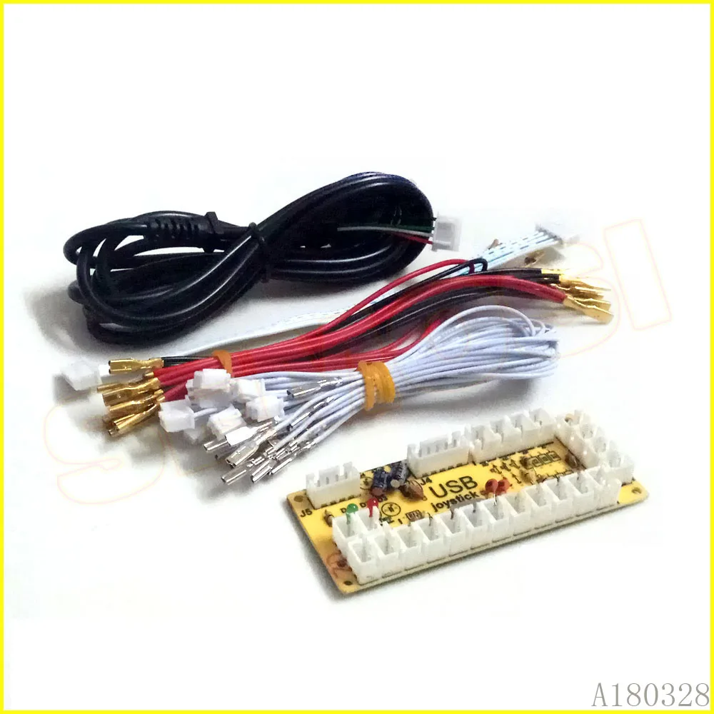 Usb энкодер с нулевой задержкой ПК джойстик панель управления для MAME Arcade DIY 5Pin