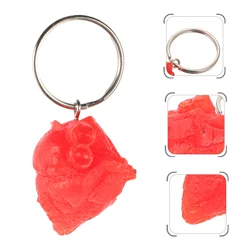 Porte clés en forme de cœur simulé, pendentif, Chic, créatif, cadeau 