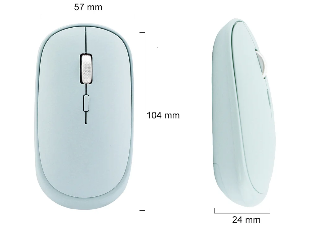 Dual Mode Bluetooth Mouse + 2.4G Wireless Mouse