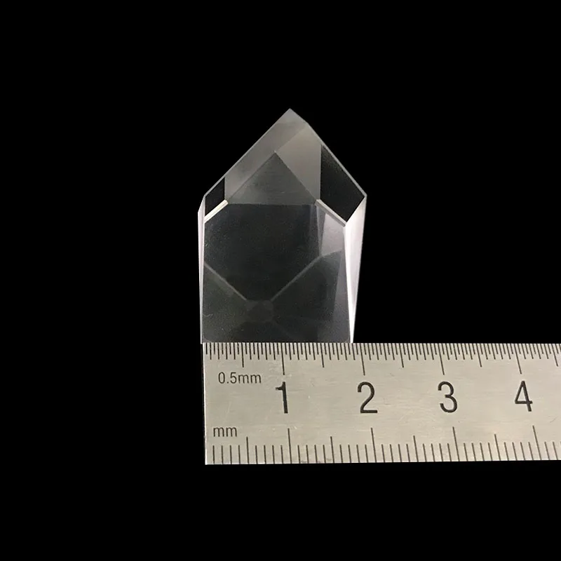 Roof Prism for Photography Irregular Polygon Triangular Prism Optical Experiment Equipment Material K9 Glass Size 30x19x17mm