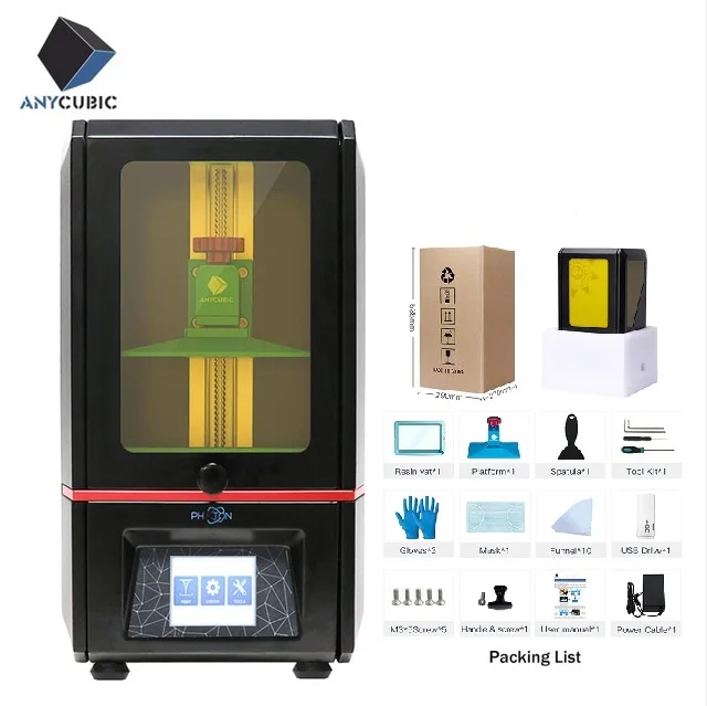 Photon Anycubic Фотон смолы 3d принтер смолы размера плюс SLA/lcd высокой точности Фотон светильник-отверждения Impresora 3d комплекты обновления - Цвет: Photon