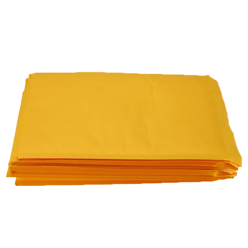 50Pcs/Set Mailing Bags Yellow Kraft Moistureproof High Quality Self Seal Shipping Bags Drop Shipping Paper Bubble Envelope Bag