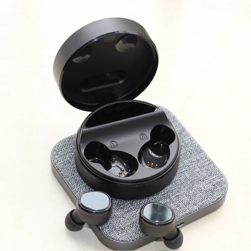 Touch Control Bluetooth Earphone Mini TWS Earbuds Headset Power Display IPX5 6hrs Play Time Support Wireless Charging for Sport
