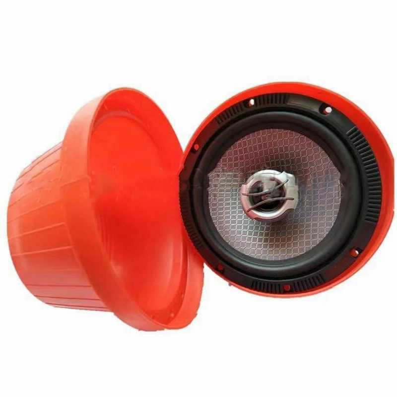 2Pcs 6.5 Inch Universal Car Speaker Waterproof Cover Speaker Silicone