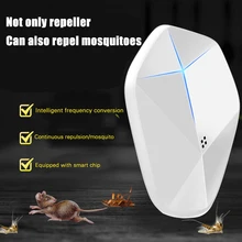 Mouse Expeller Oval Insect Effective Mosquito Dispeller Ultrasonic Pests Home Ultrasound Killer Repeller Anti-Mosquito Device