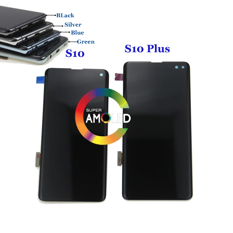 S10 ЖК дисплей для SAMSUNG Galaxy S10 G973F/DS G973U G973 SM-G973 дисплей сенсорный экран дигитайзер Замена