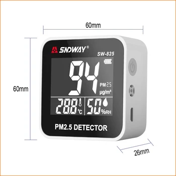 

NEW Digital Air Quality Monitor Laser PM2.5 Detector tester Gas monitor/Gas analyzer/Temperature humidity meter Diagnostic tool