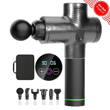 

Massage Gun Fascia Gun Sport Therapy Muscle Massager Body Relaxation Pain Relief Slimming Shaping Massager With LCD Display