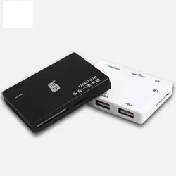 TF SD MS Многофункциональный Card Reader USB делитель ноутбук расширения 2 хаб