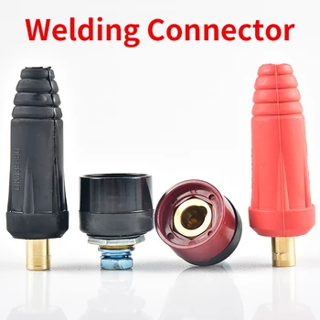 

Europe Welding Machine Quick Fitting Female Male Cable Connector clamp Socket Plug Adaptor tig Inverter welding machine tools
