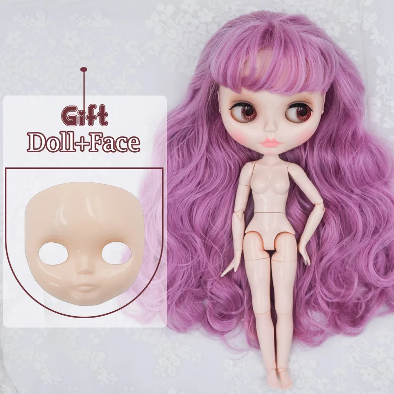 Neo Blyth кукла по индивидуальному заказу, NBL блестящее лицо, 1/6 OB24 BJD шарнирная кукла на заказ, куклы Blyth для девочки, подарок для коллекции YM01 - Цвет: FYM09