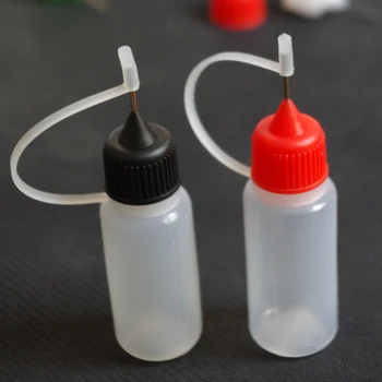 

Wholesale 1000pcs/lot Plastic Metal Needle Dropper Bottle 20ml Bottle With Soft Screw Needle Cap Dropper Bottle