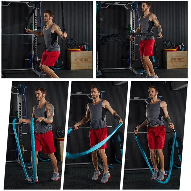 2.8m x 50mm Heavy Jump Rope Crossfit Weighted Battle Skipping Ropes