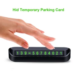 Autocollant hid pour carte de Parking temporaire de voiture, accessoire lumineux pour BMW, Toyota, Ford, VW 