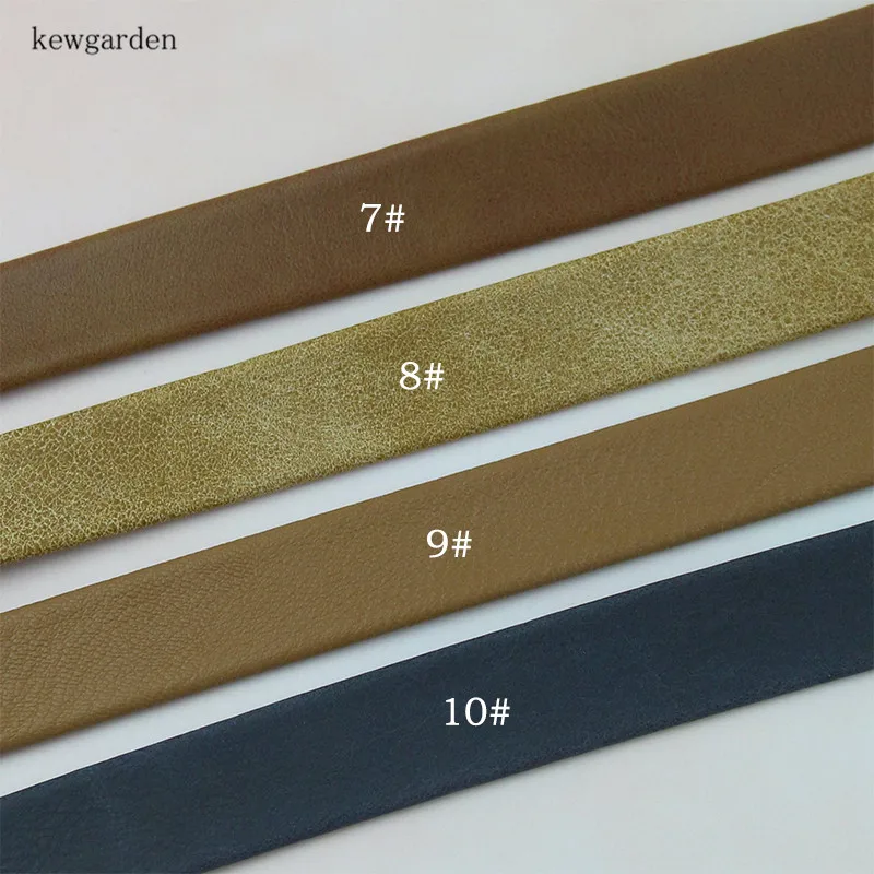 kewgarden Synthetic Leather Layering PU Ribbons 10mm 3/8" Handmade Tape Ribbon DIY Bowknot Hair Accessories Webbing 10 Meters