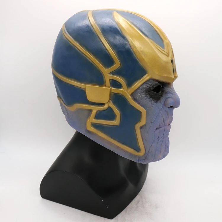 6 стилей Thanos Infinity Gauntlet War косплей маски Мстителей светодиодный свет латексные перчатки Хэллоуин Вечерние Маски танос шлем опора