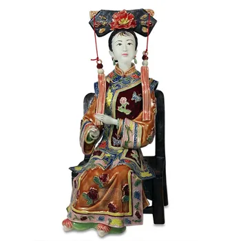 

Antique Porcelain Dolls Sculptures Collectible Ceramic Ladies Figurines Fine Art Female Statue Home Decoration R2365