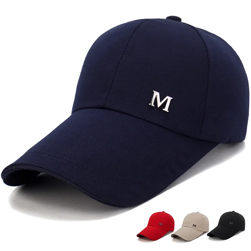 

Men Women M Ltter Dad Hat Solid Black Baseball Cap Cotton Unconstructed Fashion Unisex Dad Cap Hats Bone Garros