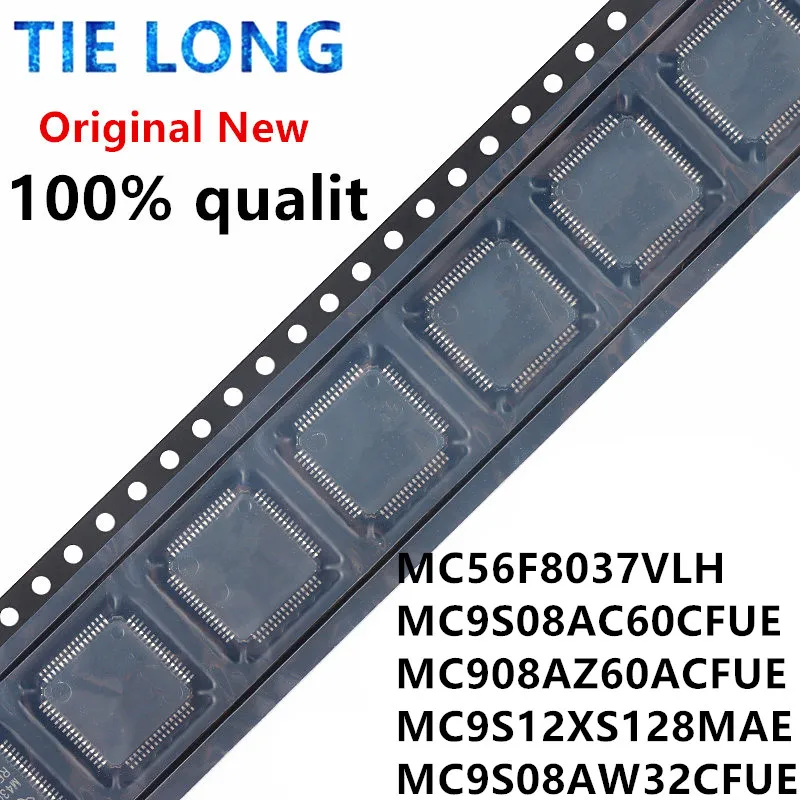 (1 шт.) 100% новый MC9S08AC60 MC9S08AC60CFUE mc908az60acwas MC9S12XS128MAE MC9S08AW32CFUE MC56F8037VLH QFP-64 чипсет IC |