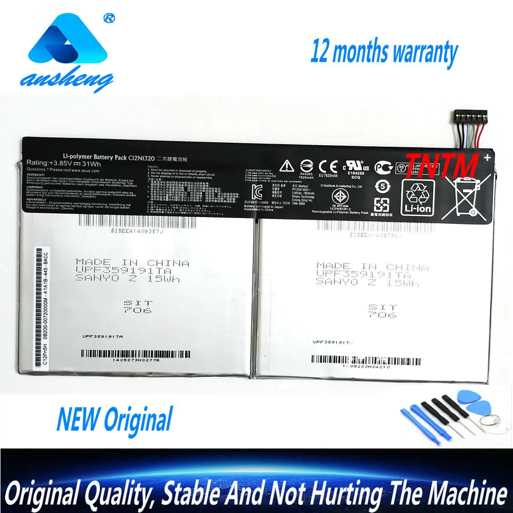 K KYUER 31Wh 3.8V C12N1320 Laptop Batteria per ASUS Transformer Book T100 T100T