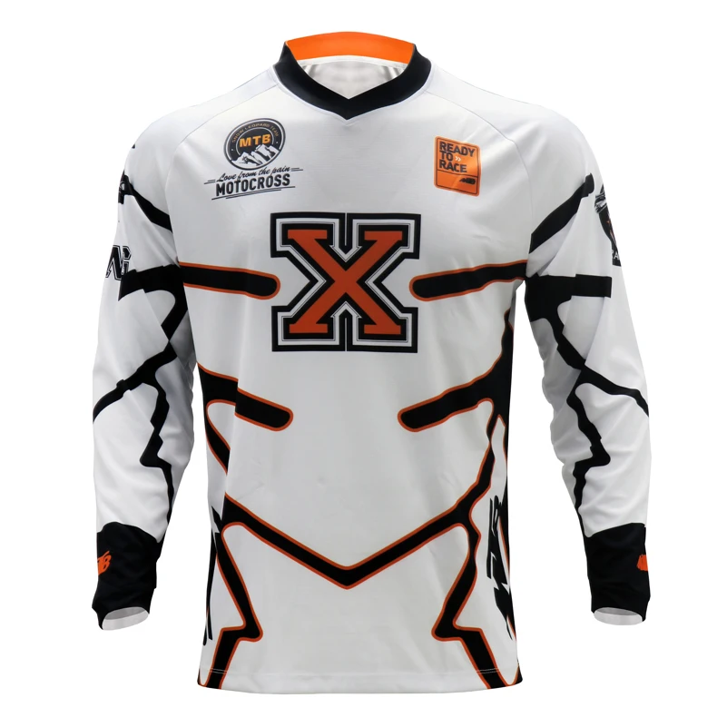MTB Shirt motorcy Jersey Off road downhill jersey Bike man DH MX Breathable long sleeve | Спорт и развлечения