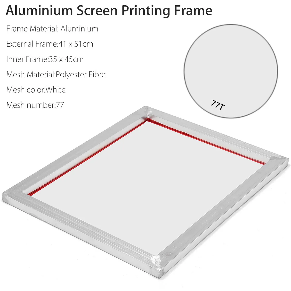 41cm X 51cm A3 Screen Printing Frame Aluminium Frame Stretched With