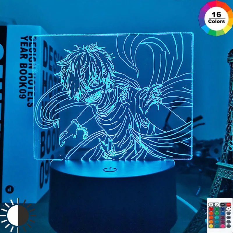

Tokyo Ghoul 3d Lamp Ken Kaneki for Bedroom Decor Nightlight Cool Birthday Gift Acrylic Led Night Light Anime Tokyo Ghoul
