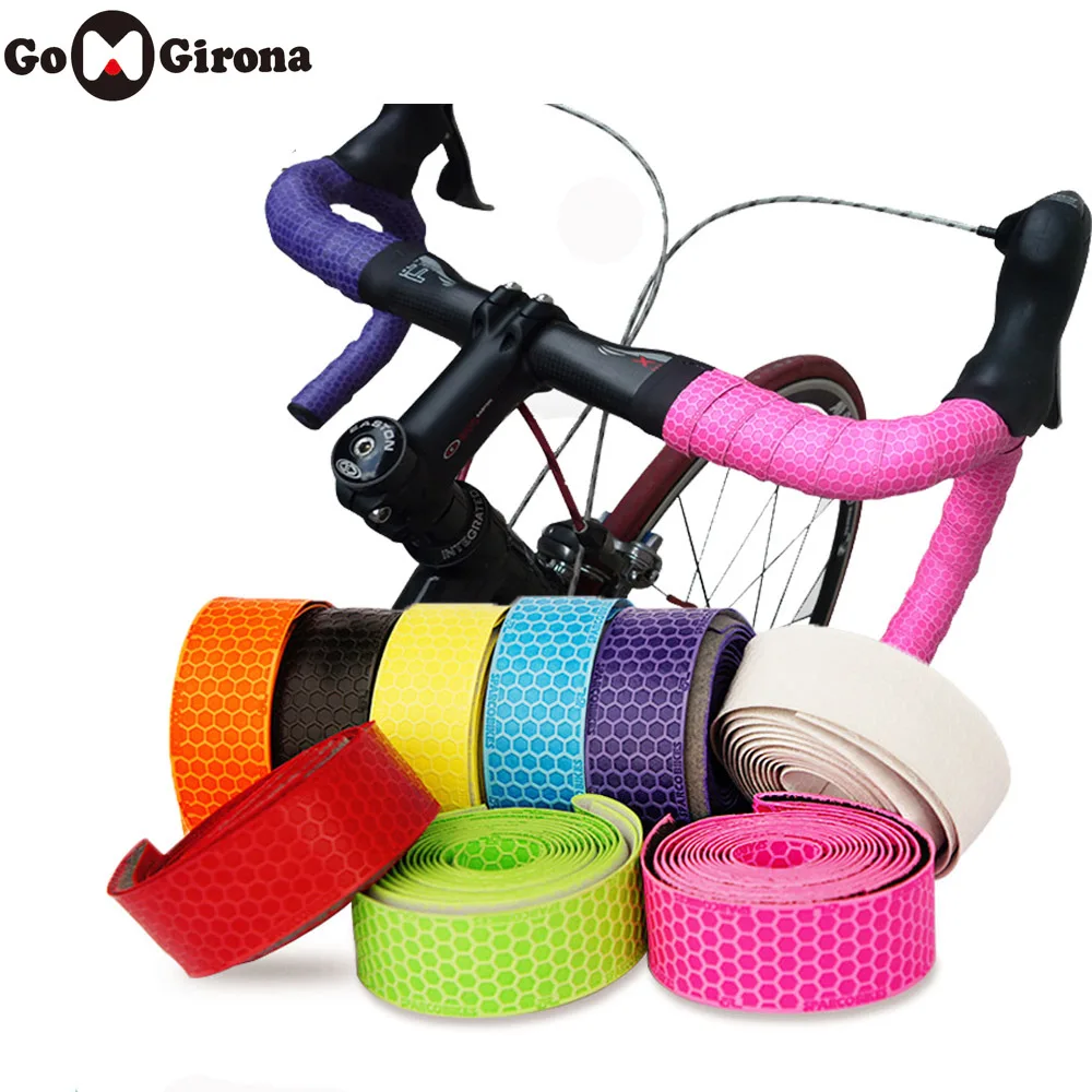 1 Set Grip Tape Bicycle Handlebar Tape PU Leather Anti slip Cycling