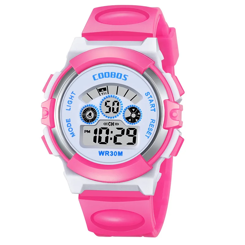 

Korea's trendy electronic watch Night Light Boy Girls Multi-purpose Waterproof Student Sports Watch