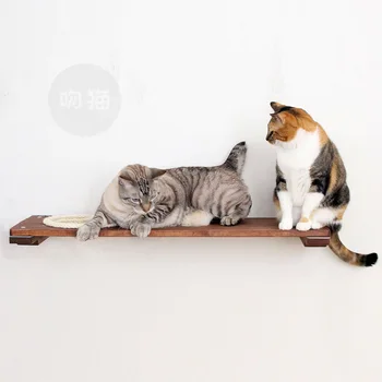 

Solid Wood Cat Climbing Frame Cat Jumping Platform Cat Bed Cat Crawling Furniture Easy To Install