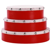 Ударный барабан деревянная игрушка музыкальный инструмент Обучение Образование Музыкальные игрушки для детей Детские игрушки ударные инструменты 3 размера