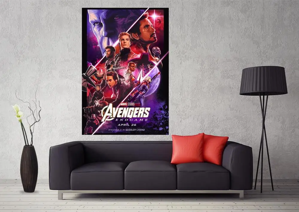 2019 постер для фильма Endgame Film Art Silk Print Размер 13X20 &quot 20X30&quot 24X36 32X48&quot #150|Рисование и