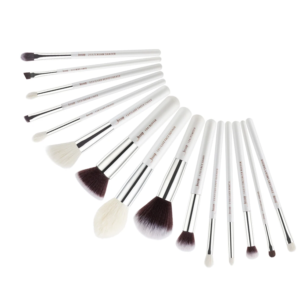 White Makeup Brushes Fast Shipping Cosmetiquera Makeup Brushes Private  Makeup Sets - AliExpress