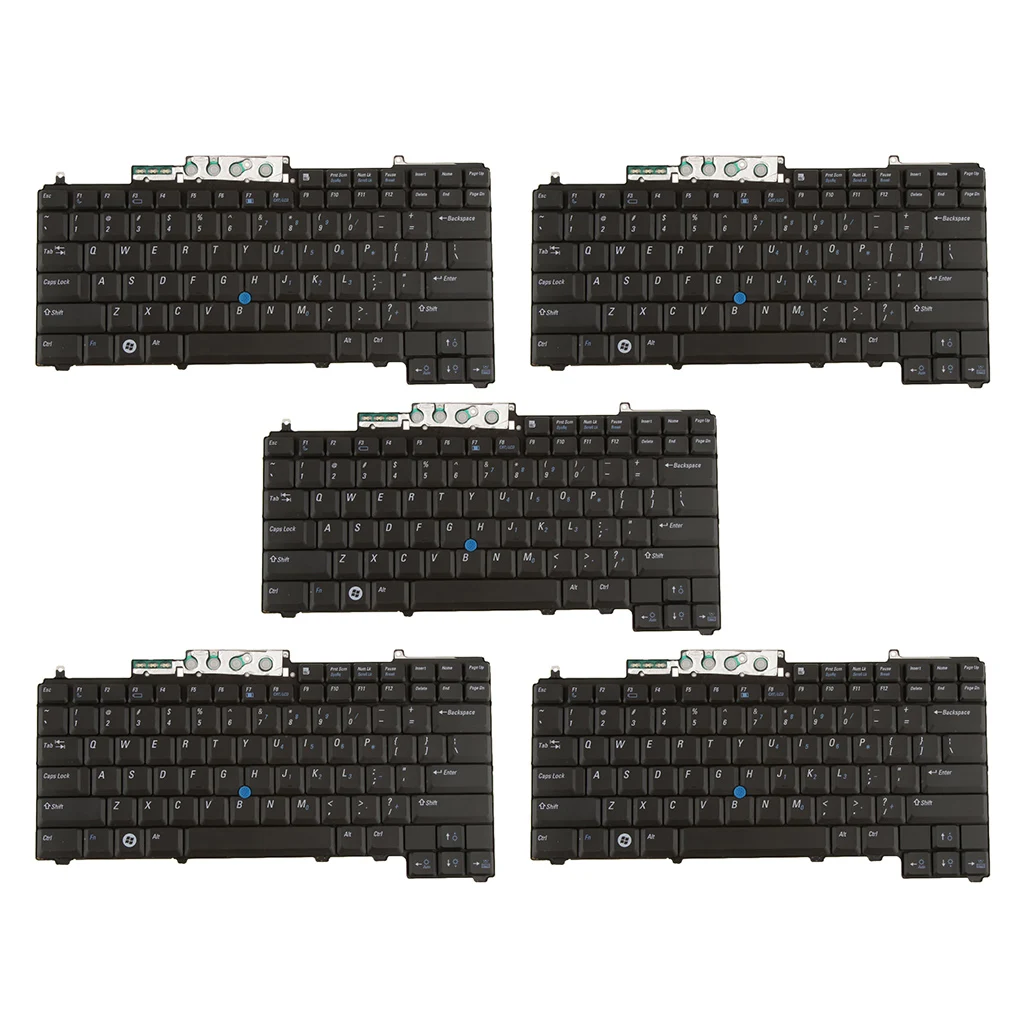 5Piece Laptop Keyboard US Layout For Dell Latitude D630 D830 Precision DR160 0DR160