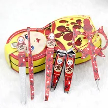 Креативный красивый маникюрный клиппер маникюрный нож набор из 6 милых кукольных моделей бытовой портативный инструмент для хранения маникюра